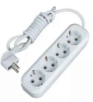 Удлинитель EKF UBA16-310-4-03 "Эксперт" 4 гнезда 3 метра 16А/3,0кВт с заземлением ПВС 3х1 PROxima