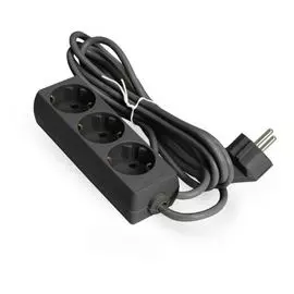 Удлинитель Exegate ECE-3-5B EX285807RUS 3 евророзетки с заземлением, 5м, черный
