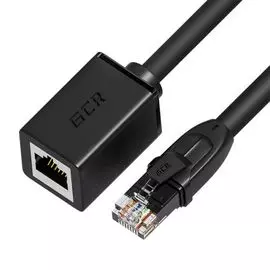 Удлинитель GCR GCR-52644 патч-корда прямой 0.5m, UTP медь, кат.6, 24 AWG, ethernet high speed 10 Гбит/с, RJ45