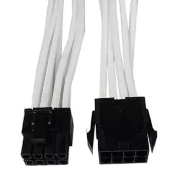 Удлинитель GELID CA-8P-06 6+2-pin PCI-E, 30см, индивидуальная оплетка, белый