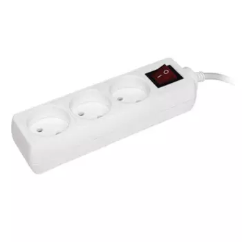 Удлинитель IEK WYP10-06-03-03-K-N 3х3м без заземл. 10А IP20 УЗК 2P 250В ПВС 2х0.75 с выкл.