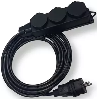 Удлинитель iTOK i-CONNECT-SU-PVS-325-3-44-3 силовой тип SU серии iCONNECT с заземлением ПВС 3х2,5 мм 3 гнезда IP44 ГОСТ 3 м