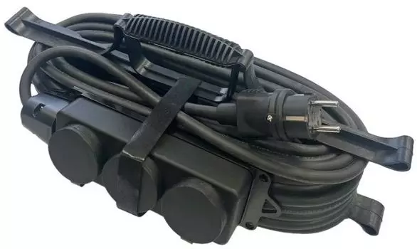 Удлинитель iTOK i-CONNECT-SUR-KG-325-3-44-10 силовой тип SUR серии iCONNECT на рамке с заземлением КГтп-ХЛ 3х2,5 мм 3 гнезда IP44 ГОСТ 10 м