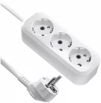 Удлинитель KRONUS KRS-04-0014 3 гнезда 7 метров 16А/3,5кВт с заземлением ПВС 3х1,0 (1/25)