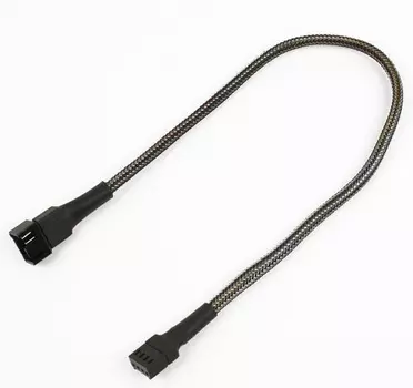 Удлинитель Nanoxia NX3PV30 3-pin, 30см, черный