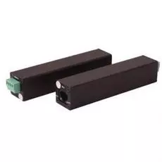 Удлинитель OSNOVO TR-IP1PoE(500m) PoE (VDSL) до 500м (Комплект передатчик + приемник) по коаксиальному кабелю RG59 (RG6), телефонному, силовому кабелю