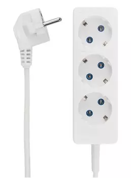 Удлинитель PROconnect 11-7212 3 гнезда, 5 м, 3х0.75 мм2, с/з, белый
