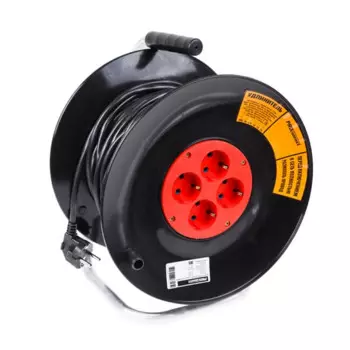 Удлинитель PROconnect 11-7605 силовой на катушке 4 гнезда с/з 30 м 3х1 мм2 STANDART PROCONNECT