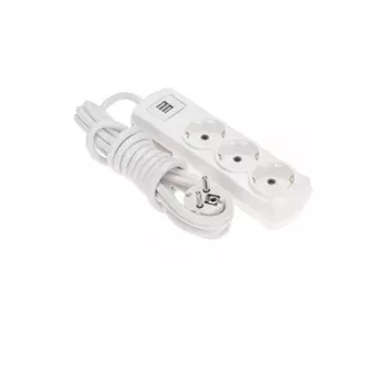 Удлинитель Rexant 13-4110 PREMIUM 3 гнезда, 3м, 3х1,5мм2, с/з, 2 USB, белый