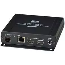 Удлинитель SC&T HKM01-4K HDMI KVM (комплект приёмник + передатчик) по Ethernet до 140м (CAT5e), до 150м (CAT6). Позволяет передавать HDMI(1.4, до 4K(3