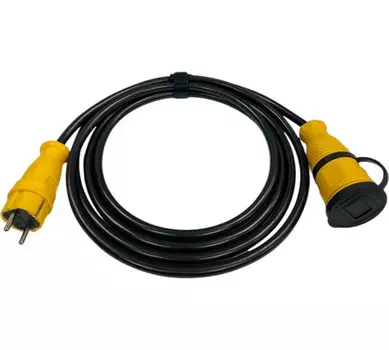 Удлинитель силовой iTOK i-CONNECT-COLOR-SU-KG-325-1-44-20-YELLOW тип SU серии iCONNECT COLOR с заземлением КГтп-ХЛ 3х2,5 мм 1 гнездо IP44 ГОСТ цвет же