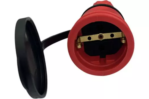 Удлинитель силовой iTOK i-CONNECT-COLOR-SU-PVS-310-1-44-15-RED тип SU серии iCONNECT COLOR с заземлением ПВС 3х1 мм 1 гнездо IP44 ГОСТ цвет красный 15