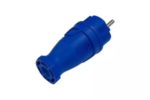 Удлинитель силовой iTOK i-CONNECT-COLOR-SU-PVS-315-1-44-15-BLUE тип SU серии iCONNECT COLOR с заземлением ПВС 3х1,5 мм 1 гнездо IP44 ГОСТ цвет синий 1