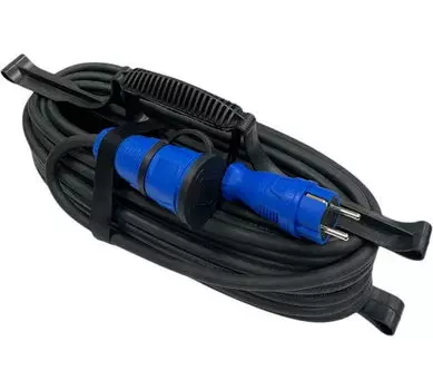 Удлинитель силовой iTOK i-CONNECT-COLOR-SUR-KG-215-1-44-50-BLUE тип SUR серии iCONNECT COLOR на рамке без земли КГтп-ХЛ 2х1,5 мм 1 гнездо IP44 ГОСТ цв