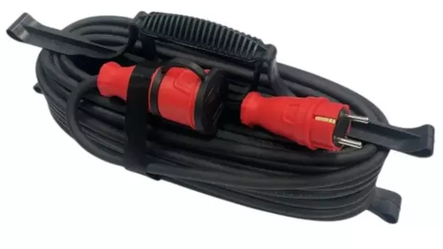 Удлинитель силовой iTOK i-CONNECT-COLOR-SUR-KG-315-1-44-20-RED тип SUR серии iCONNECT COLOR на рамке с заземлением КГтп-ХЛ 3х1,5 мм 1 гнездо IP44 ГОСТ