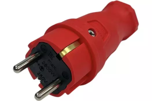 Удлинитель силовой iTOK i-CONNECT-COLOR-SUR-KG-210-1-44-20-RED тип SUR серии iCONNECT COLOR на рамке без земли КГтп-ХЛ 2х1 мм 1 гнездо IP44 ГОСТ цвет