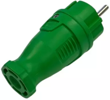 Удлинитель силовой iTOK i-CONNECT-COLOR-SUR-PVS-215-1-44-20-GREEN тип SUR серии iCONNECT COLOR на рамке без земли ПВС 2х1,5 мм 1 гнездо IP44 ГОСТ цвет