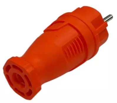 Удлинитель силовой iTOK i-CONNECT-COLOR-SUR-PVS-315-1-44-15-ORANGE тип SUR серии iCONNECT COLOR на рамке с заземлением ПВС 3х1,5 мм 1 гнездо IP44 ГОСТ