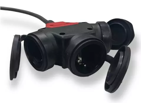 Удлинитель силовой iTOK i-CONNECT-PRO-SU-PVS-325-3-44-30 тип SU серии iCONNECT PRO с заземлением ПВС 3х2,5 мм 3 гнездa IP44 ГОСТ 30 м
