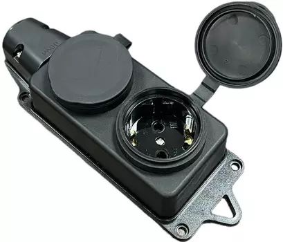 Удлинитель силовой iTOK i-CONNECT-SU-KG-325-2-44-15 тип SU серии iCONNECT с заземлением КГтп-ХЛ 3х2,5 мм 2 гнезда IP44 ГОСТ 15 м