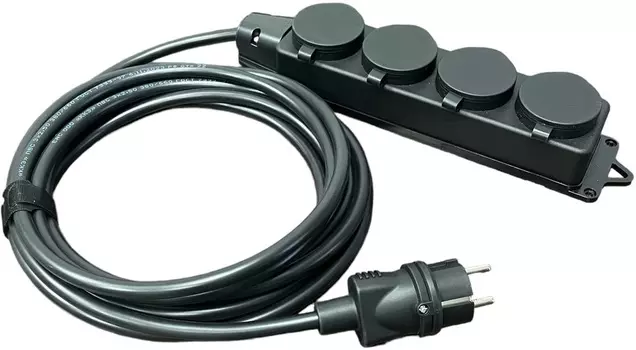 Удлинитель силовой iTOK i-CONNECT-SU-PVS-325-4-44-50 тип SU серии iCONNECT с заземлением ПВС 3х2,5 мм 4 гнезда IP44 ГОСТ 50 м