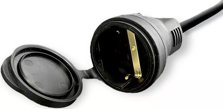 Удлинитель силовой iTOK i-CONNECT-SU-PVS-325-1-44-20 тип SU серии iCONNECT с заземлением ПВС 3х2,5 мм 1 гнездо IP44 ГОСТ 20 м