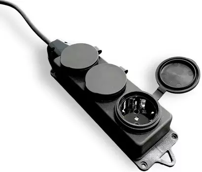 Удлинитель силовой iTOK i-CONNECT-SU-PVS-310-3-44-30 тип SU серии iCONNECT с заземлением ПВС 3х1 мм 3 гнезда IP44 ГОСТ 30 м