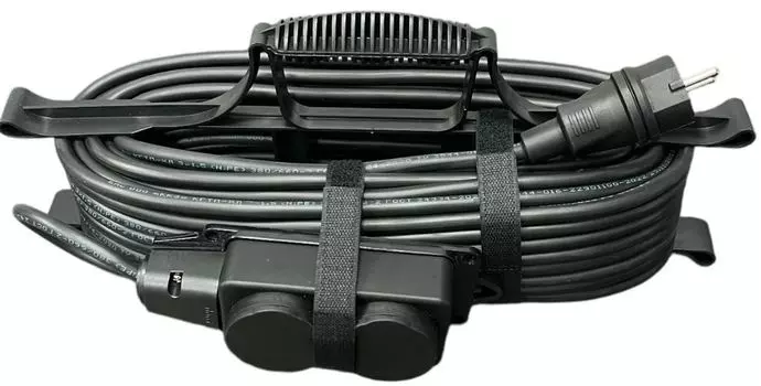 Удлинитель силовой iTOK i-CONNECT-SUR-KG-325-2-44-15 тип SUR серии iCONNECT на рамке с заземлением КГтп-ХЛ 3х2,5 мм 2 гнезда IP44 ГОСТ 15 м