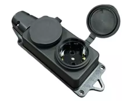 Удлинитель силовой iTOK i-CONNECT-SUR-KG-315-2-44-20 тип SUR серии iCONNECT на рамке с заземлением КГтп-ХЛ 3х1,5 мм 2 гнезда IP44 ГОСТ 20 м