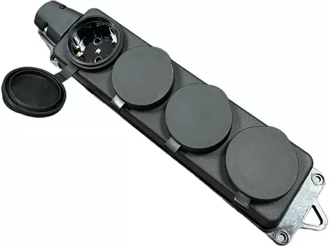 Удлинитель силовой iTOK i-CONNECT-SUR-PVS-310-4-44-50 тип SUR серии iCONNECT на рамке с заземлением ПВС 3х1 мм 4 гнезда IP44 ГОСТ 50 м