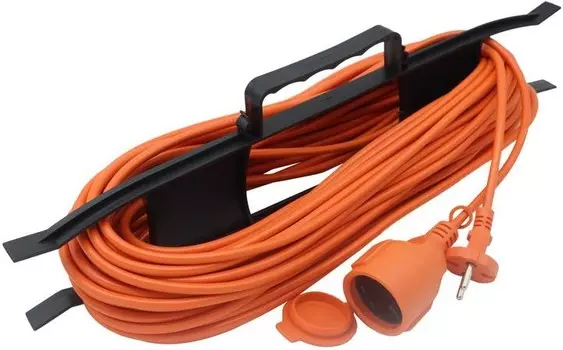 Удлинитель TOKOV ELECTRIC TKE-SR30-075 на рамке 1х30м без заземл. 6А IP44 2х0.75 с защ. Крышкой