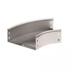 Угол гориз. 45° DKC 36086K CPO, (ШхВ) 400х80 мм, толщ. 0,8 мм, сталь, оцинкованная по методу Сендзимира, в комплекте с крепежными элементами "S5 Combi