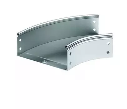 Угол гориз. 45° DKC 36062KZL осн. 100 мм, сталь, цинк-ламель, "S5 Combitech"