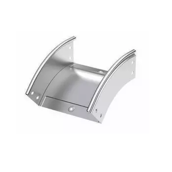 Угол гориз. 45° DKC 36064KZL осн. 200 мм, сталь, цинк-ламель, "S5 Combitech"