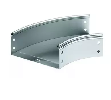 Угол гориз. 45° DKC 36083KHDZ CPO, (ШхВ) 150х80 мм, сталь, горячеоцинкованная, в комплекте с крепежными элементами "S5 Combitech"