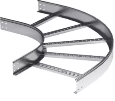 Угол гориз. 90° DKC LC1350KHDZ 100х500 мм, R300 мм, горячеоцинкованный, в комплекте с крепёжными элементами, необходимыми для монтажа, "L5 Combitech"