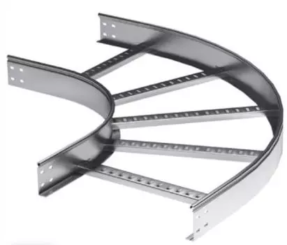 Угол гориз. 90° DKC LC5340KHDZ 50х400 мм, R300 мм, горячеоцинкованный, в комплекте с крепёжными элементами, необходимыми для монтажа, "L5 Combitech"