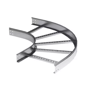 Угол гориз. 90° DKC LC5360K 50x600 R-300, сталь, оцинкованная по методу Сендзимира, в комплекте с метизами и пластинами PTCE, "L5 Combitech"