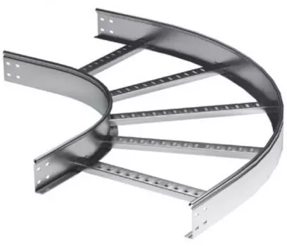 Угол гориз. 90° DKC LC8640KHDZ 80х400 мм, R600 мм, горячеоцинкованный, в комплекте с крепёжными элементами, необходимыми для монтажа, "L5 Combitech"