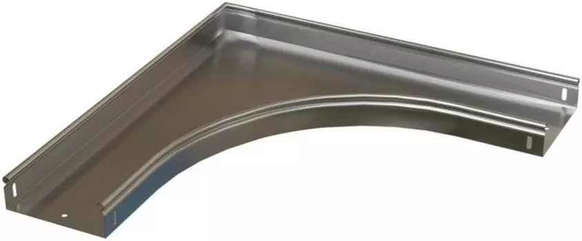 Угол Hyperline RST-AHS90-50-50-0,8-R100-SZ 90° горизонтальный плавный 50x50 R100-0,8 мм