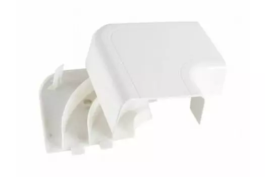 Угол плоский Ecoplast 576314 RLA100х40 с задней стенкой и разделителем ARC-LAN 100х40мм