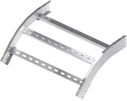 Угол верт. внешний 45° DKC LO0134KHDZ 100х400 мм, R300 мм, горячеоцинкованный, в комплекте с крепёжными элементами, необходимыми для монтажа, "L5 Com