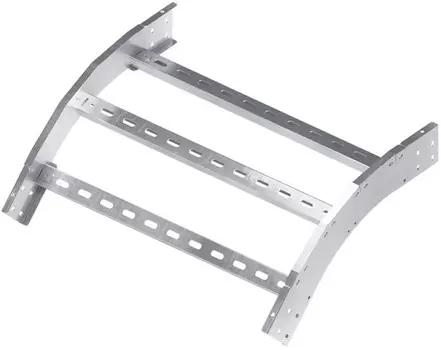 Угол верт. внешний 45° DKC LO0535KHDZ 50х500 мм, R300 мм, горячеоцинкованный, в комплекте с крепёжными элементами, необходимыми для монтажа, "L5 Comb