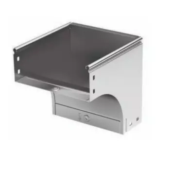 Угол верт. внешний 90° DKC 37577K осн. 500 мм, толщ. 1 мм, сталь, оцинкованная по методу Сендзимира, "S5 Combitech"