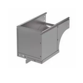 Угол верт. внешний 90°, переходник DKC 37012KHDZ DKC 37012KHDZ осн. 100 мм, сталь, горячеоцинкованная, "S5 Combitech"