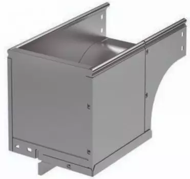 Угол верт. внешний 90°, переходник DKC 37005KHDZ DKC 37005KHDZ осн. 300 мм, сталь, горячеоцинкованная, "S5 Combitech"