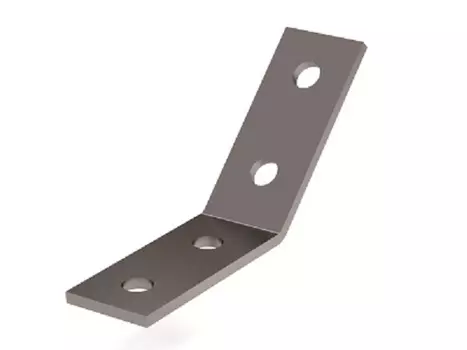 Уголок крепежный DKC BMC1023HDZ двойной 30, горячеоцинкованный, "B5 Combitech"