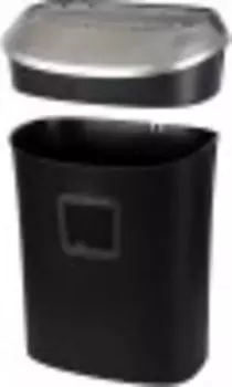 Уничтожитель бумаг Cactus CS-SH-P6 (секр.P-4) фрагменты 10лист. 21лтр. скрепки скобы пл.карты черный/серый