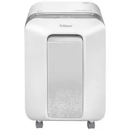 Уничтожитель бумаг Fellowes Powershred LX201 FS-50501 белый, DIN P-5, 2х12 мм, 12 лст, 22 лтр, Jam Proof, SafeSense