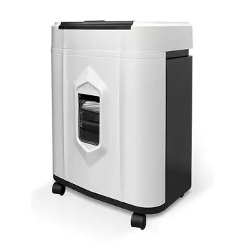 Уничтожитель бумаг ГЕЛЕОС АП20-5 DIN P-5 (5 ур-нь секр.), фрагмент 1,9х12мм, АВТОПОДАЧА 131 лист (70г/м2), пл.карты/скрепки/скобы, 20 литров